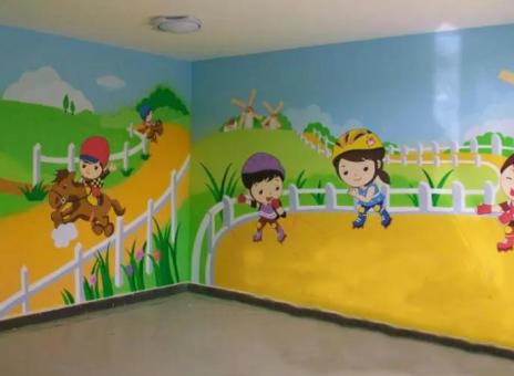 南通幼儿园墙体彩绘制作流程及注意事项