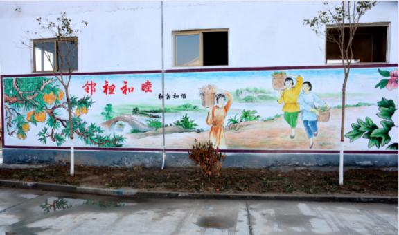 南通乡镇文化墙 乡风文明焕发新活力