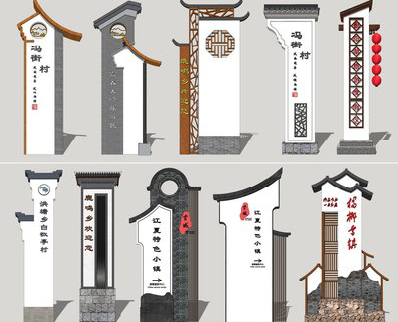 南通美丽乡村标识标牌有哪些分类？