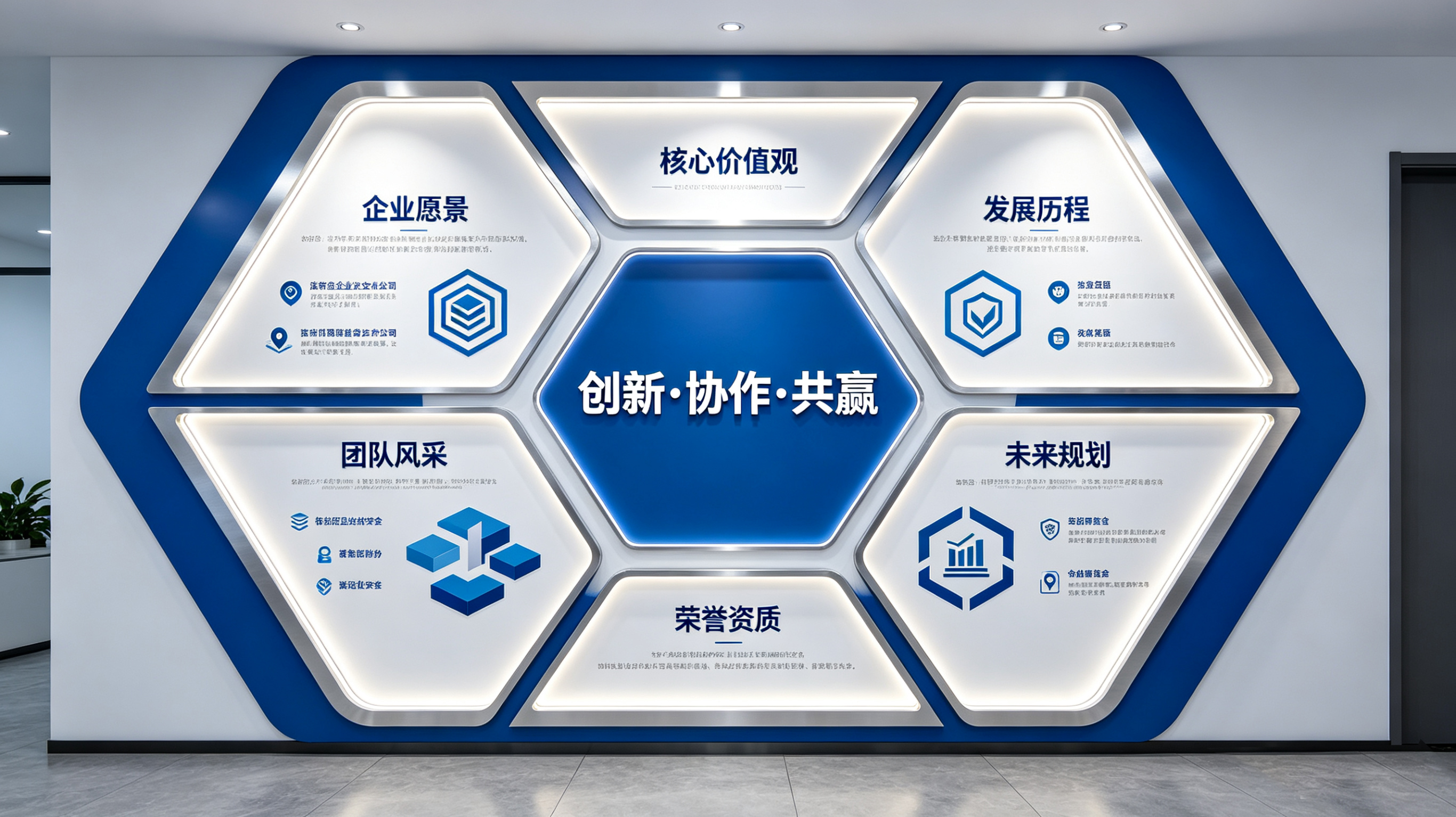 南通企业文化墙六边形避坑指南（新手常犯5个错误）